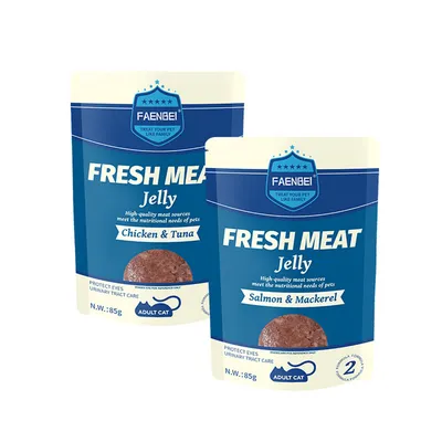 FurryFusion Nourriture humide au saumon pour chat 10×85g