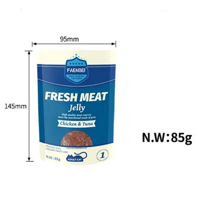 FurryFusion Nourriture humide au saumon pour chat 10×85g