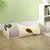 PawHut - tunnel pour chat modulable L.107 cm - beige