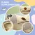 PawHut - tunnel pour chat modulable L.107 cm - beige