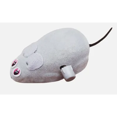 Flamingo - Jouet souris Xavier 10.5 cm grise pour chat