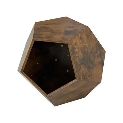 Table d'Appoint Moderne pour Chat, Mobilier Multifonction MDF marron bronze