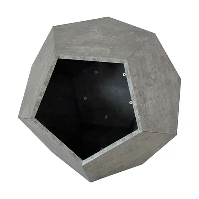 Table d'Appoint Moderne pour Chat, Mobilier Multifonction MDF gris ciment