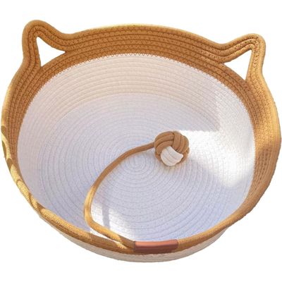 UAMLY Lit pour chat en corde tressée
