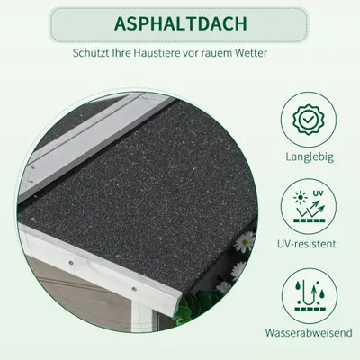 Villa pour chat en bois avec terrasse et balcon