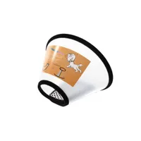 UAMLY Collerette en Plastique Protecteur de Cou Réglable pour Chien