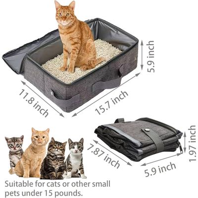 UAMLY Litière de voyage portable pour chat