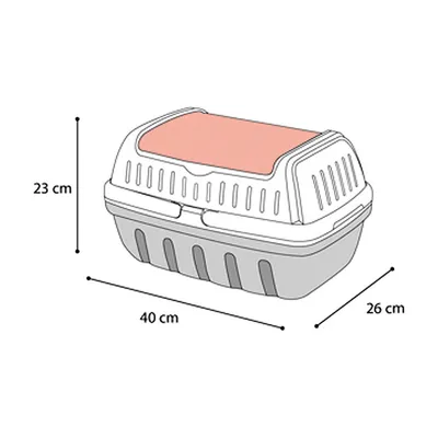 animallparadise - Cage Lizzie L 26 x 40 x H 23 cm pour rongeur