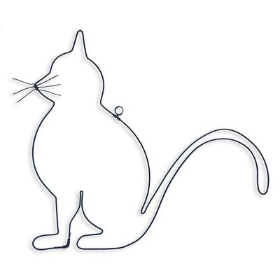 Bijoux de mur - Forme Chat assis