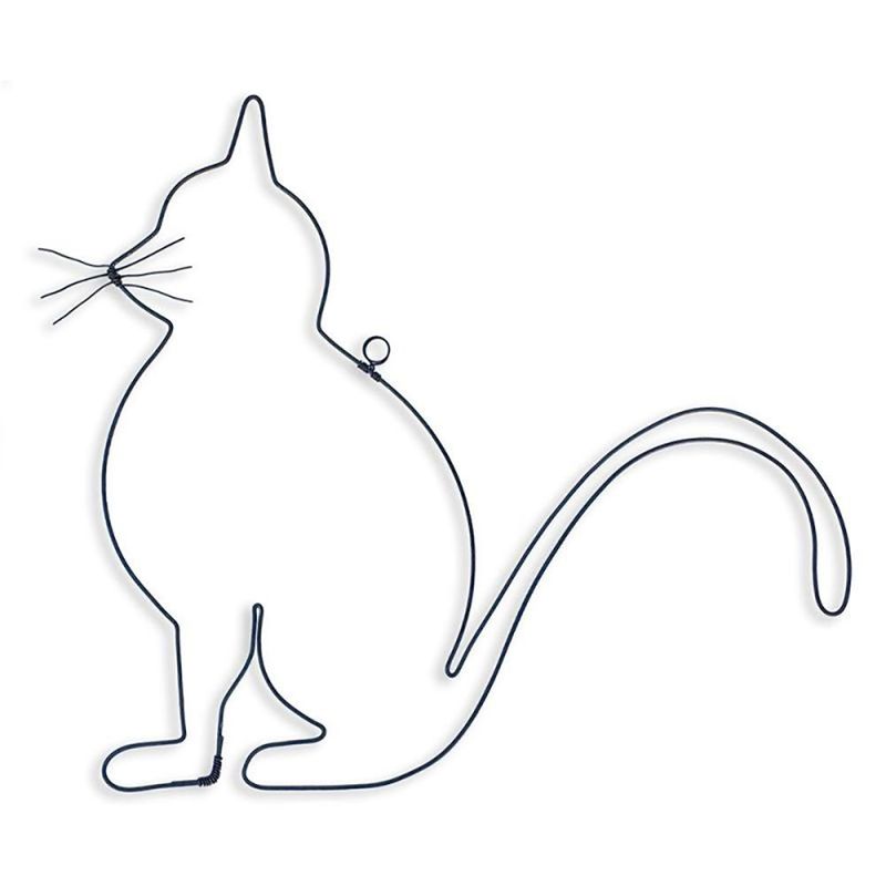 Bijoux de mur - Forme Chat assis