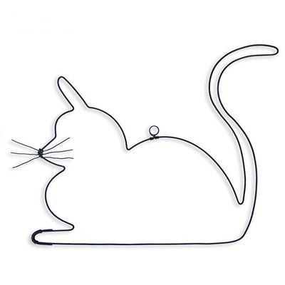 Bijoux de mur - Forme Chat couché