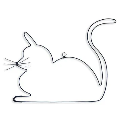 Bijoux de mur - Forme Chat couché