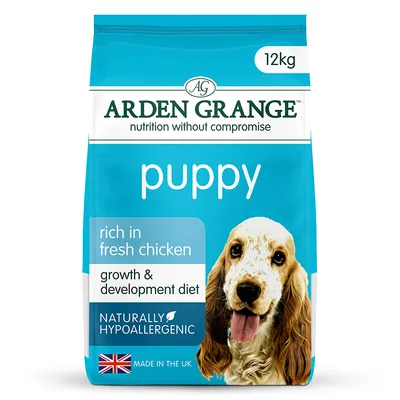 Arden Grange Chiot/Junior – Poulet & Riz