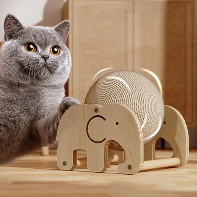 UAMLY Jouet pour chat en forme de balle en sisal