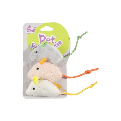 UAMLY Jouets en peluche souris pour chats