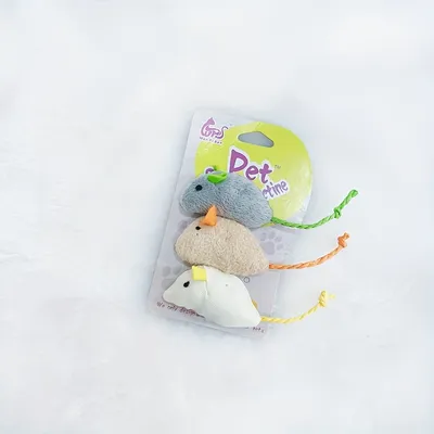 UAMLY Jouets en peluche souris pour chats