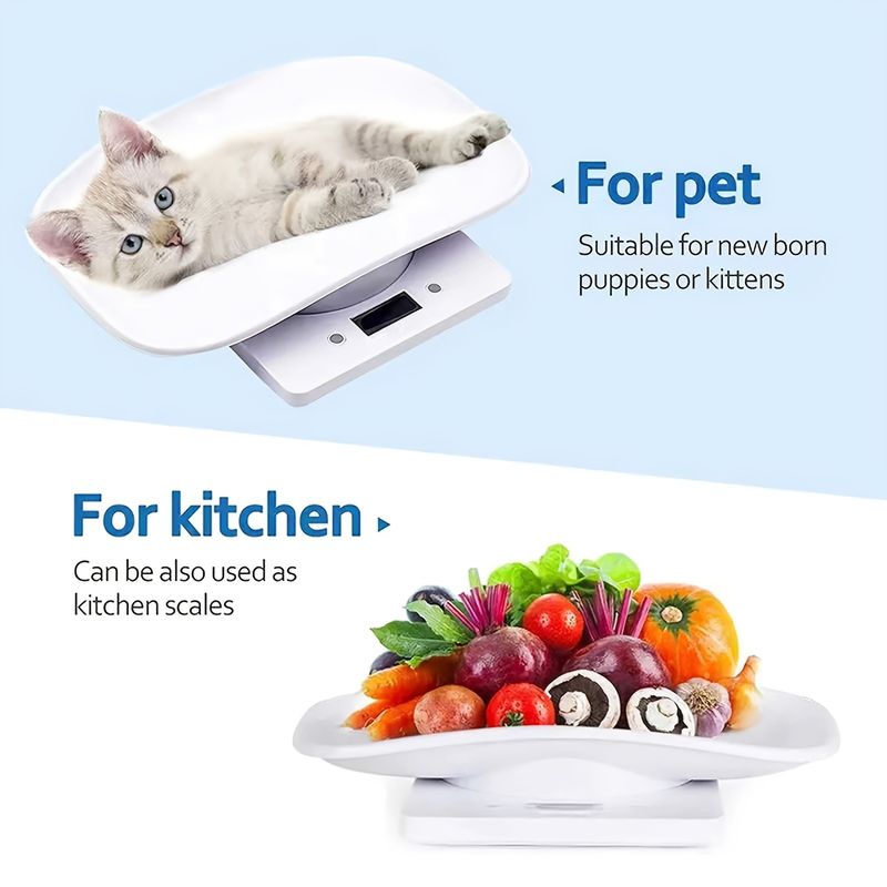 UAMLY Balance Numérique pour Petit Animaux avec écran LCD