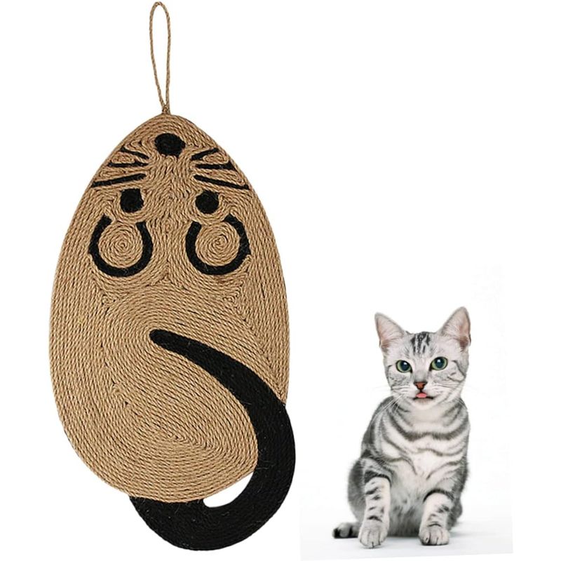UAMLY Tapis de pattes de chat en sisal pour souris