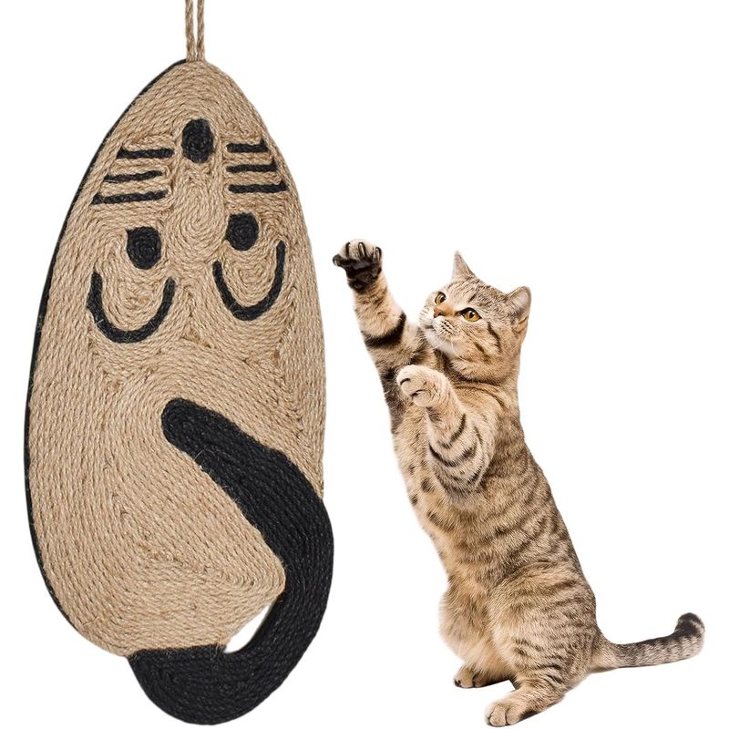 UAMLY Tapis de pattes de chat en sisal pour souris