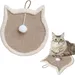 UAMLY Tapis à gratter en forme de tête de chat