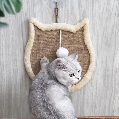 UAMLY Tapis à gratter en forme de tête de chat