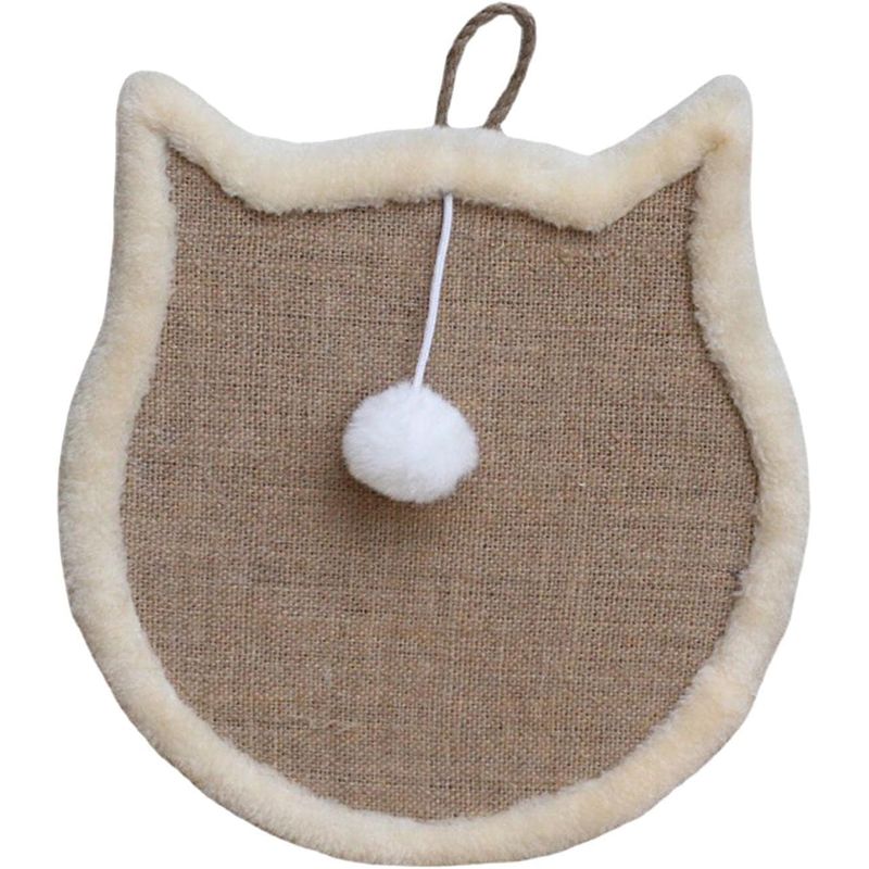 UAMLY Tapis à gratter en forme de tête de chat