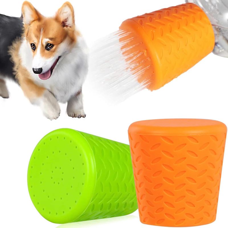 UAMLY Douche D'extérieur pour Chiens Pommeau de Douche Silicone