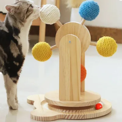 UAMLY Jouet interactif pour chat Ball Track