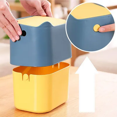 UAMLY Mini-poubelle à litière pour chat