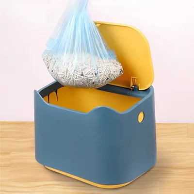 UAMLY Mini-poubelle à litière pour chat