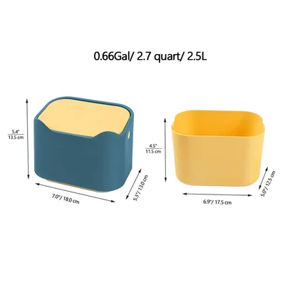 UAMLY Mini-poubelle à litière pour chat