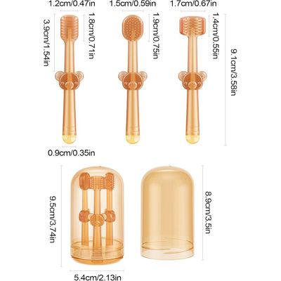 UAMLY Cepillo de dientes de silicona para gatos