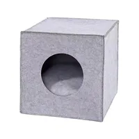 UAMLY Una cueva de fieltro para gatos con cojín
