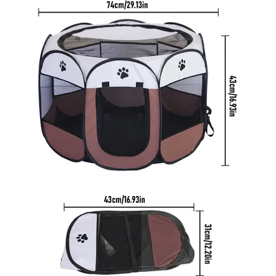 UAMLY Tente pour chat, Parc de Jeu en Tissu