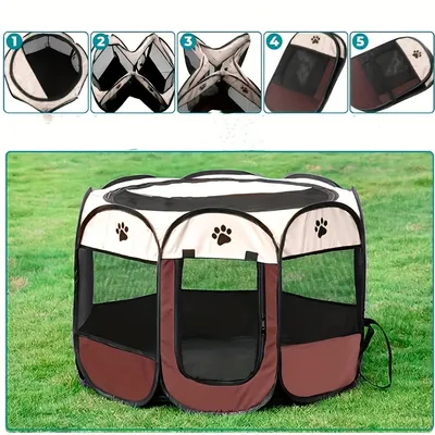 UAMLY Tente pour chat, Parc de Jeu en Tissu