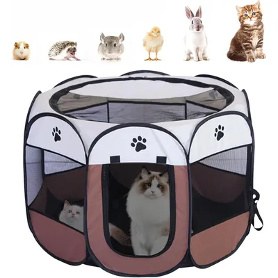 UAMLY Tente pour chat, Parc de Jeu en Tissu