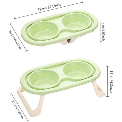 UAMLY Gamelle double surélevée pour chat