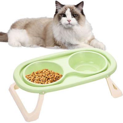 UAMLY Gamelle double surélevée pour chat