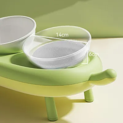 UAMLY Gamelle double surélevée pour chat