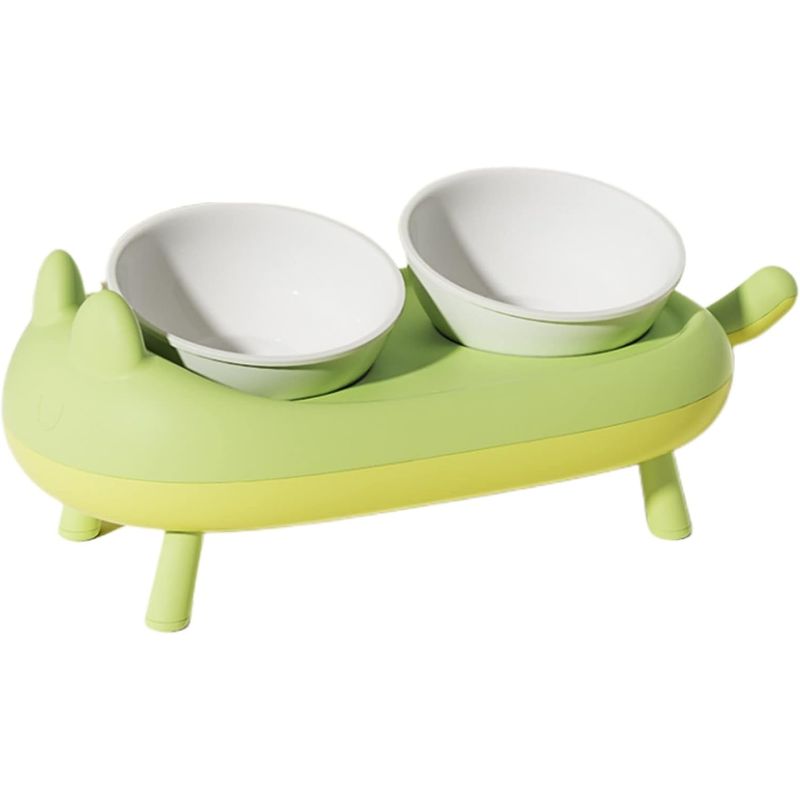 UAMLY Gamelle double surélevée pour chat