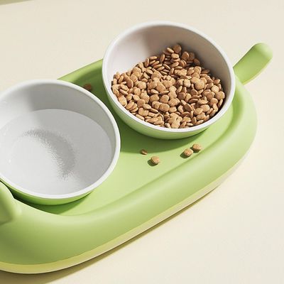 UAMLY Gamelle double surélevée pour chat