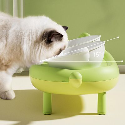 UAMLY Gamelle double surélevée pour chat