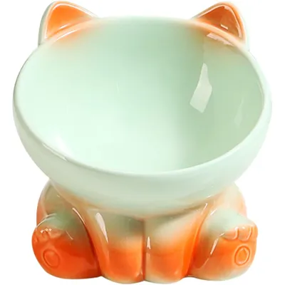 UAMLY Gamelle pour chat en céramique dégradée UAMLY Gamelle pour chat en céramique dégradée
