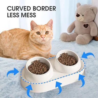UAMLY Ensemble de bols d'eau et de nourriture pour chat