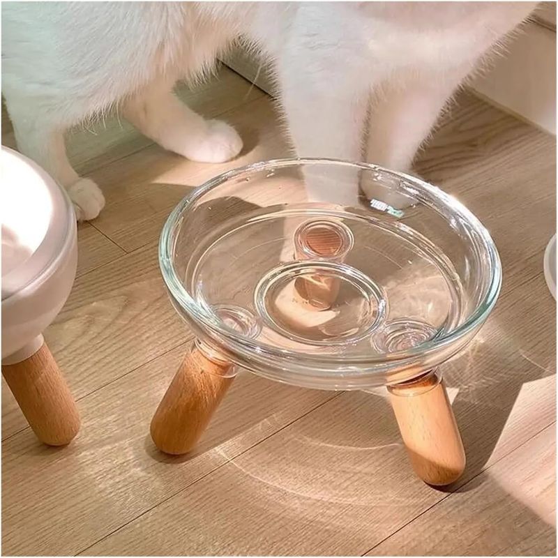 UAMLY Gamelles surélevées pour chats de grand diamètre