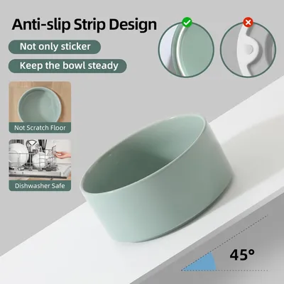 UAMLY Gamelle surélevée en céramique pour nourriture et eau pour chat