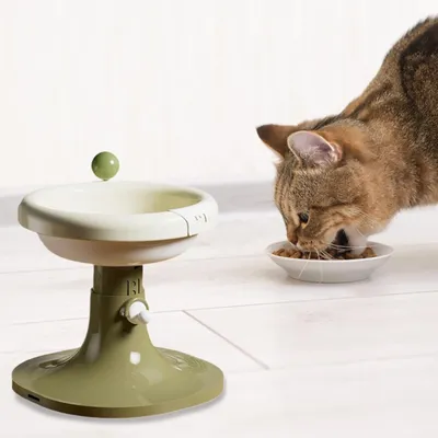 UAMLY Gamelle pour chat relevable et inclinable