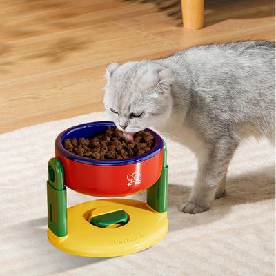 UAMLY Gamelle pour chat réglable en hauteur