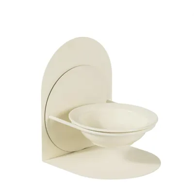 UAMLY Gamelle pour chat en céramique avec support en métal