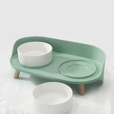 UAMLY Gamelle double en céramique pour chat